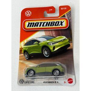 Matchbox VW ID.4 Green Electric SUV Diecast Car 92/125 New